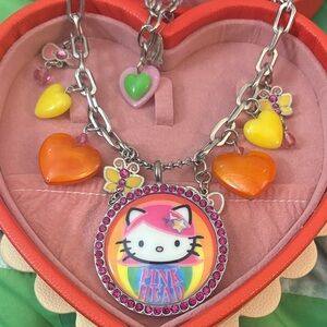 Tarina Tarantino Multicolor Heart Necklace